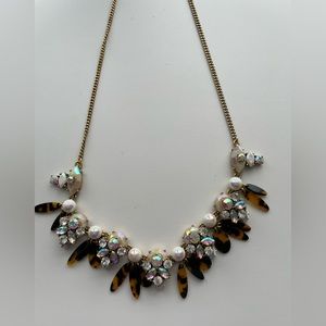 J Crew tortoise necklace